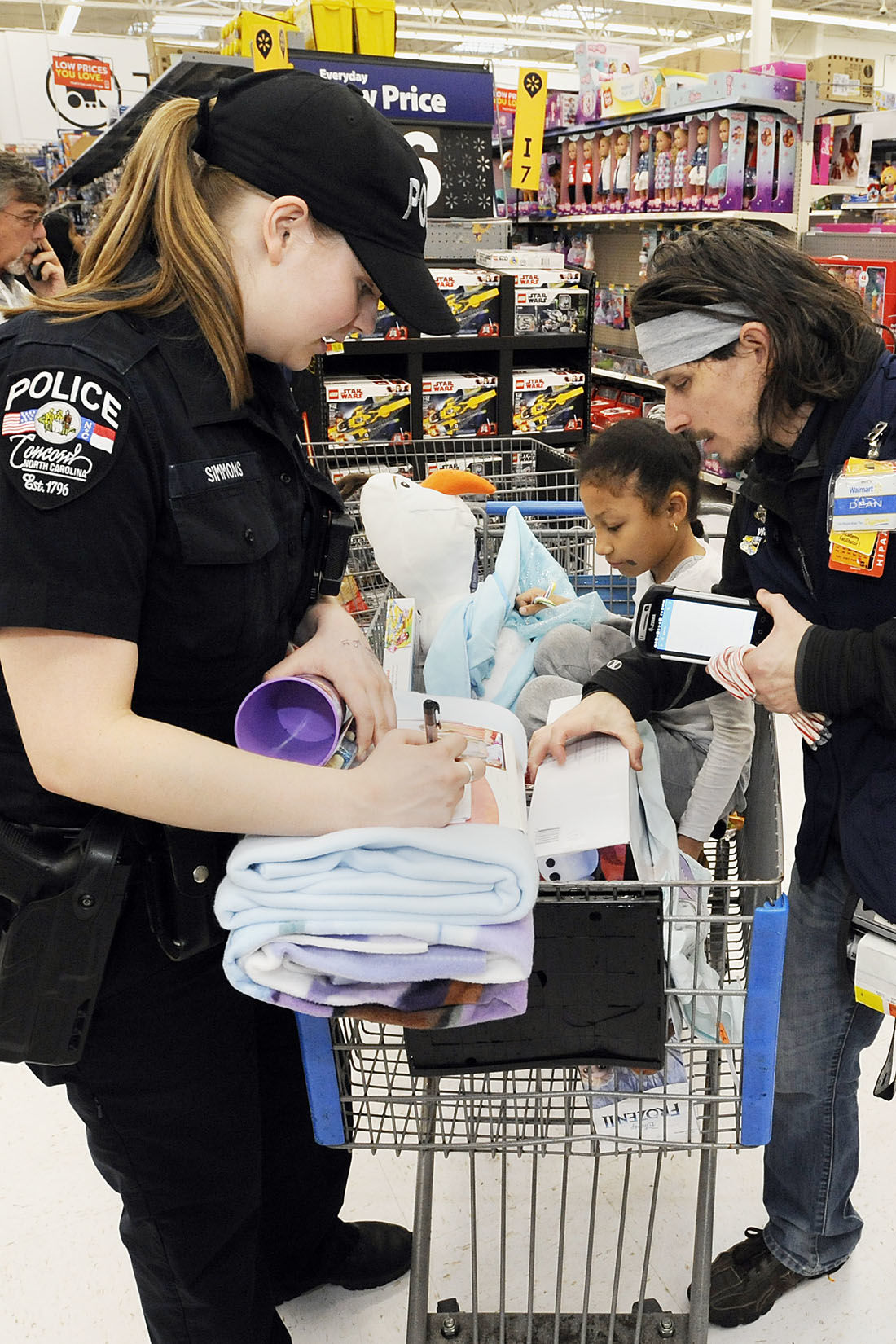 Cops & Kids Christmas shopping